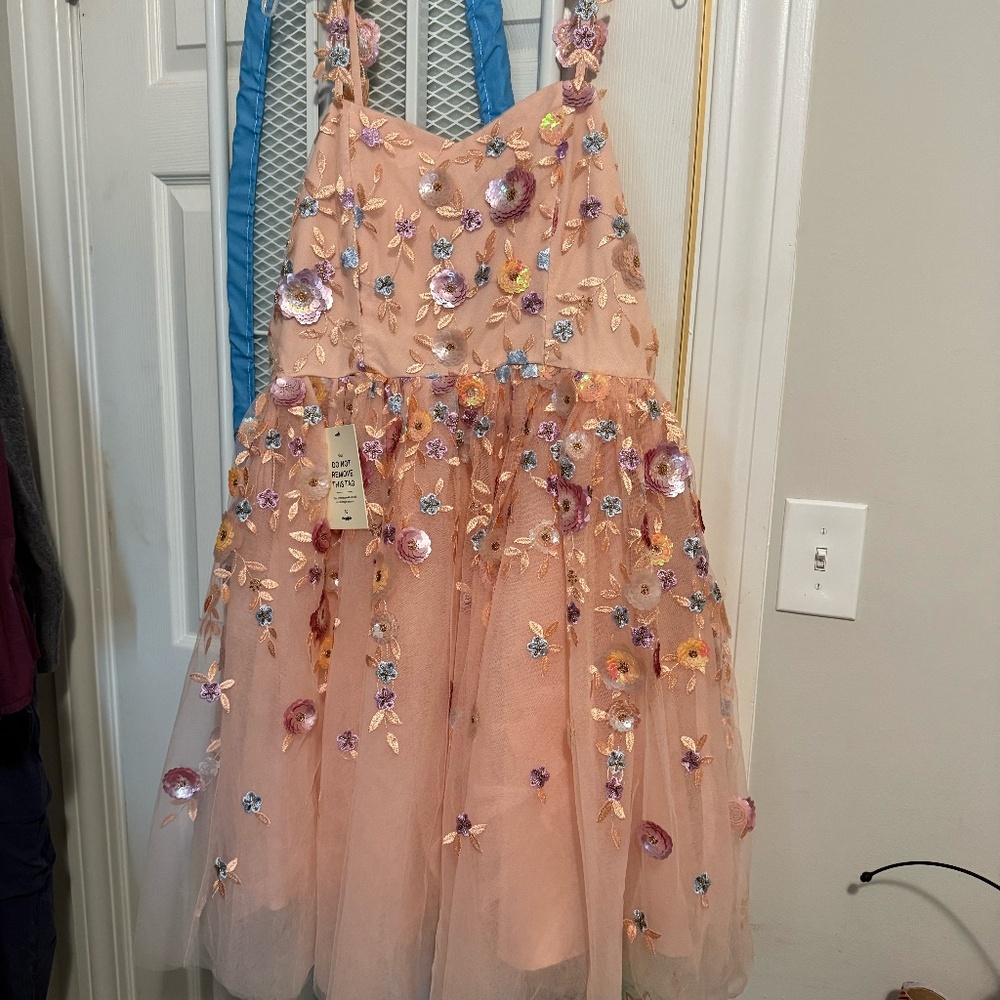 Gorgeous Jessakae Pink Elowen dress, XL NWT